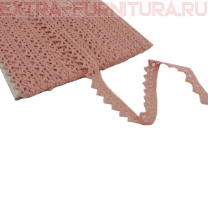 Тесьма вязаная арт.TBY-5036.32 шир.10мм, цв.32 розовый, уп.10м