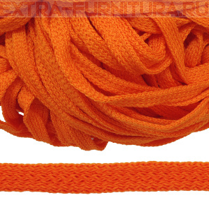 Шнур 34Ф плоский шир.7мм, цв.оранжевый 49, уп.200м