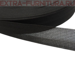 Лента окантовочная 22 мм цв. черный, уп.100м (пл.2,4 г/м) облегченная