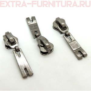 Бегунок декоративный автомат ТР5 черный никель (16-3) (уп. 50 шт.)