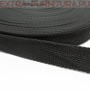 Стропа шир.30мм, цв.610 темно-серый, уп.50м, пл. 11,7 гр/м