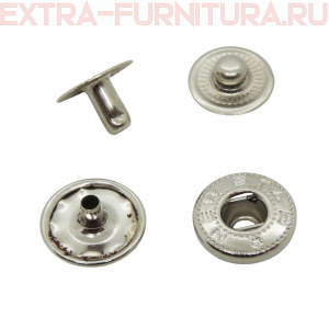 Кнопка №54 12,5 мм, цв.никель, (уп.720шт) нержавеющая сталь, NEWSTAR