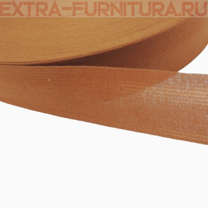 Лента окантовочная 32 мм цв.горчичный 414, уп.100м (пл.4,0+/-0,2 гр/м)