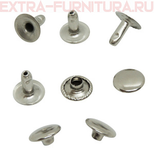 Хольнитены 6*6, цв. никель, уп.2000шт