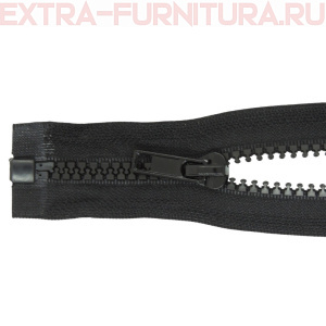 Молния Трактор Т5 1 замок, дл.35 см, цв.черный, усил. звено (кл.А)