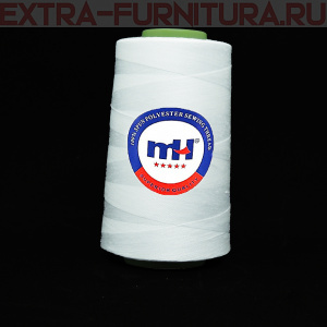 Нитки МН 40/2 п/э  5000 ярдов , цв.белый