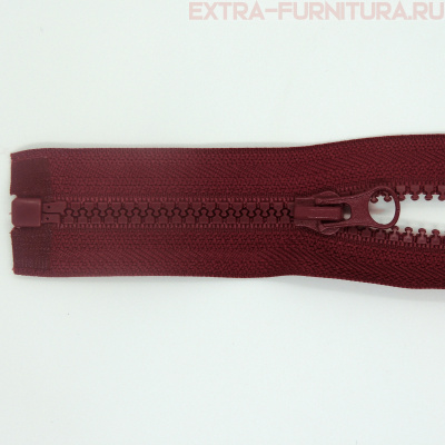 Молния Трактор Т5 1 замок 50см, цв.179 бордовый темный, LOGO