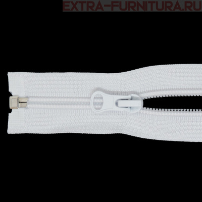 Молния Спираль разъемная дл. 50см, Т5, цв. 101 белый LOGO