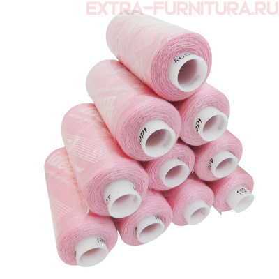 Нитки IDEAL бытовые 40/2 366м, цв.112 св.розовый (уп.10шт)