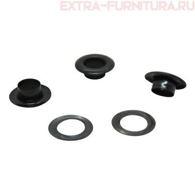 Люверсы 8 мм, (15*8 mm, h=5,5 mm.), оксид (уп.1000шт) Д