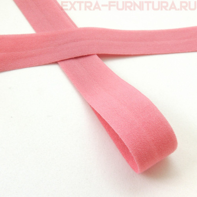 Резинка окантовочная 15мм цв.137 розовый, матовая арт.ROM15137 уп. 50м 